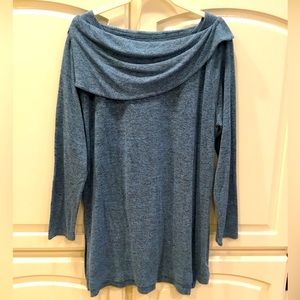 Chico’s Zenergy Blue Tunic Sz 2 (12-14)